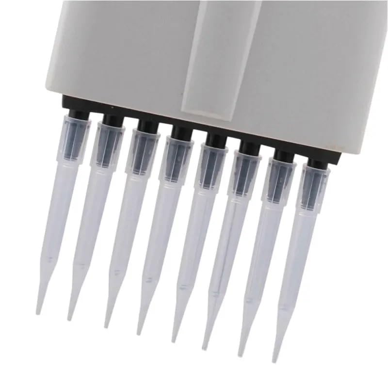 Multi-Channel Pipette Eight-Channel Mechanical Adjustable Volume Pipette lab Twelve-Channel Pipettor Pipet(8 Channel 50-300ul)