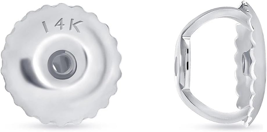 1 Ct Heart Shape Lab Grown Diamond Stud Earrings | 14K White Gold Screw Back Sparkling Jewelry | Ideal for Daily, Work & Party Wear