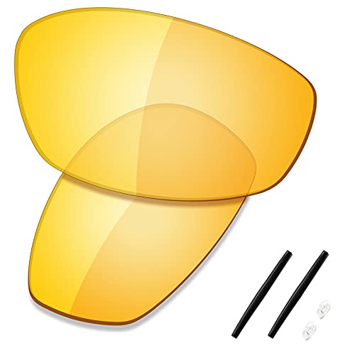 Image of SAUCER Premium Replacement Lenses & Rubber Kits for Oakley Whisker OO4141 | UV400 Protection, Anti-Scratch, Precise Fit