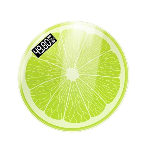 VALICLUD Digitale Personenwaage mit Limettendesign