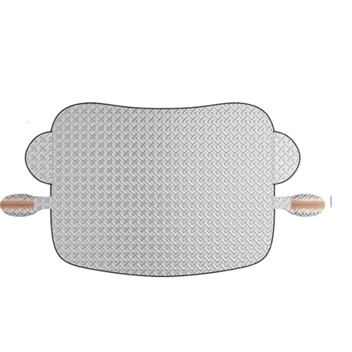 Couverture de pare-brise avant de voiture argentée pour protection hiver et été