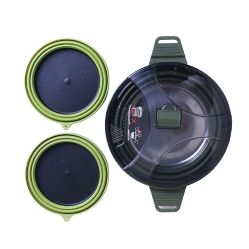 キャンピングクックウェアセット | 折りたたみキャンプ調理器具キット - 耐熱シリコンキッチンツールステンレス鋼食器 旅行 アウトドア バックパッキング キッチン用品 RV アパート向け