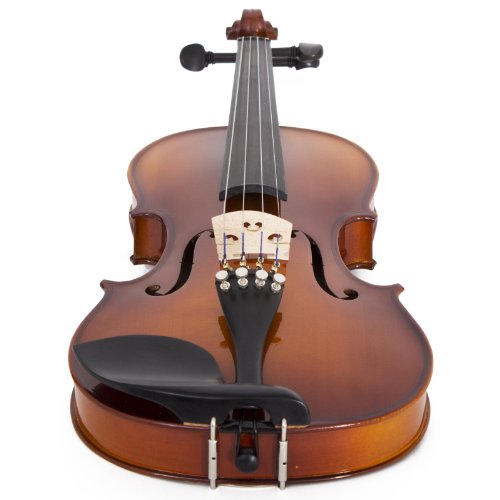 Cecilio Cvn-300 Solidwood Ebony Fitted Violin With D'addario Prelude Strings, Size 1/4 #TOP3