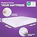 Utopia Bedding Premium Waterproof Mattress Encasement Super King Bed (180 x 200 x 20 cm), Zippered Mattress Protector, Bed Bug and Dust Mite Proof Mattress Cover, White