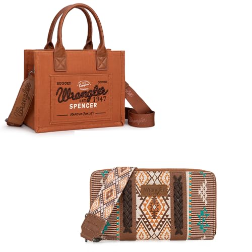 Montana West Wrangler Tote Bag and Wristlet Wallets for Women