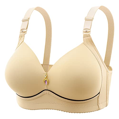Soutien-gorge pour femme sans anneau en acier vin rouge bonnet C D doux