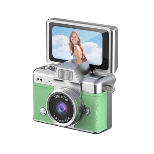 Cámara digital mini vintage 1080P portátil