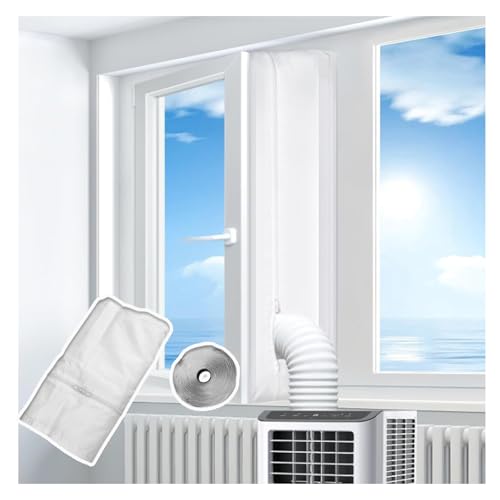 Fensterabdichtung für Mobile Klimageräte, 4m/3m Fensterabdichtung Klimaanlage, fensterabdeckung klimaanlage,Fenster Klimaanlage Abdichtung Kein...