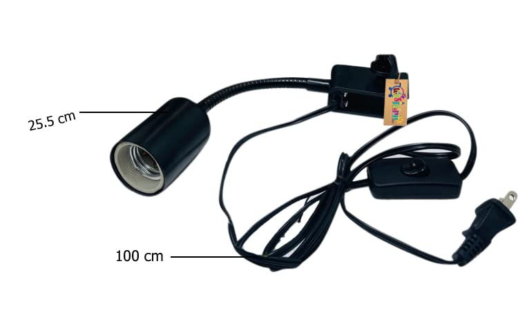 Western Era Reptile Heating Lamp, UVA UVB Lighting Lamp with Anti-hot Cage Light Holder for Reptiles, Lizards, Turtle, Snakes, Aquarium 2
