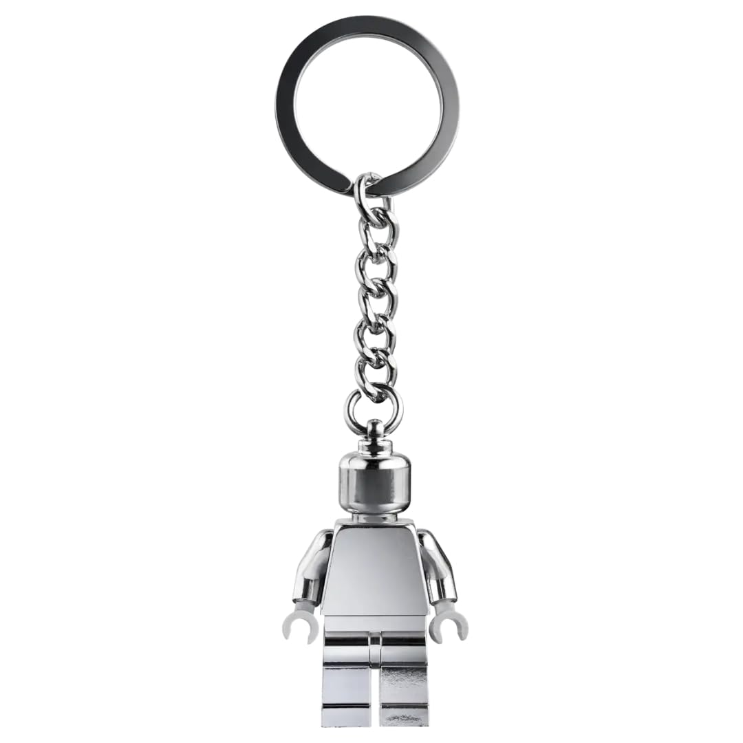 Lego 854305 Silver Minifigure Keychain