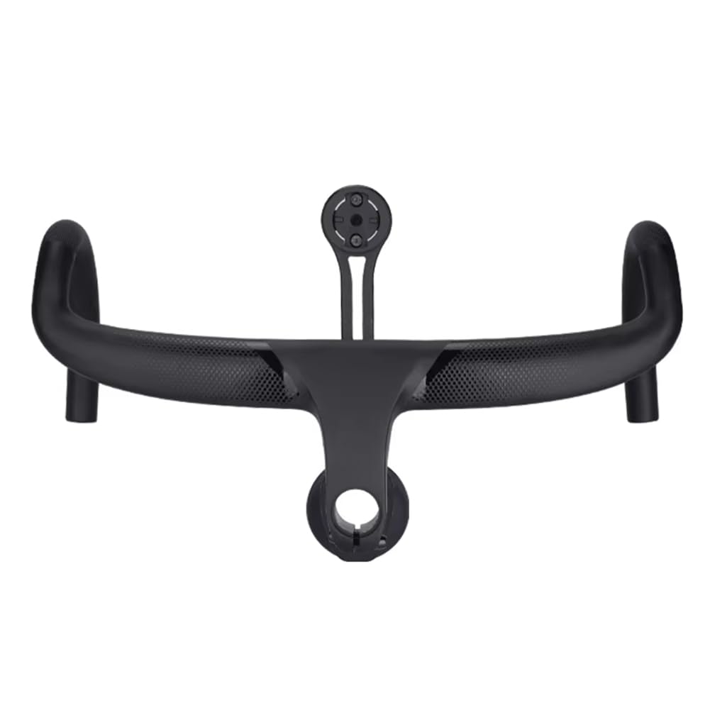 Manillar de Aluminio para Bicicleta de Carretera (23,8 mm, Integrado, 400 mm): Accesorio Ligero para Ciclismo de Carretera.