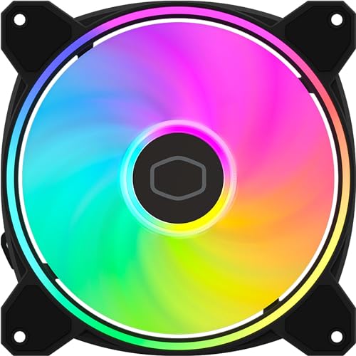Image of Cooler Master MasterFan MF140 Halo2 140mm ARGB Gen2 PC Case Fan Black MFL-B4DN-16NP2-R2 FN1895