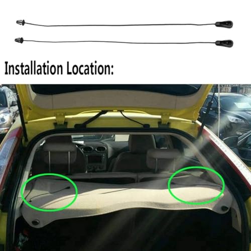Cuerda de maletero Ford Focus MK2 sustituye cable roto de bandeja trasera 4