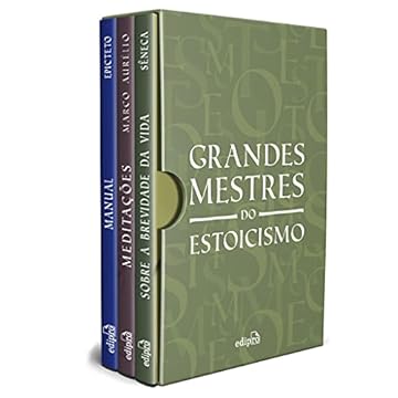 Capa do livro Box Grandes Mestres do Estoicismo
