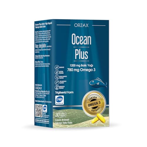 Ocean Plus 1200 Mg 30 Kapsül Konsantre Balık Yağı