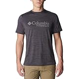 Columbia Camisetas/tanques Top para hombre-M Titan Pass™ Graphic Tee Black, CSC Titanium Graphic L