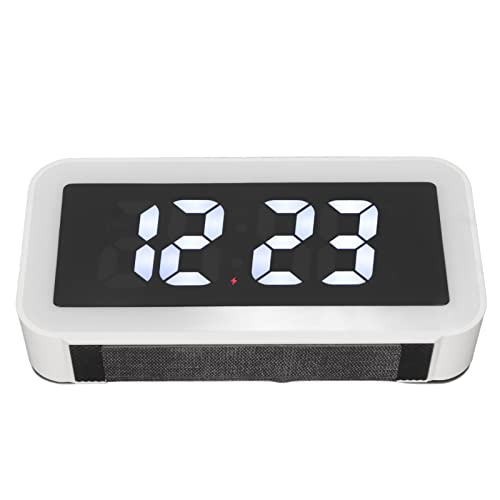 Vingvo Digital Alarm Clock, Practical Abs Plastic Rectangle Wireless Charging Alarm Clock For Phones (White) #TOP23