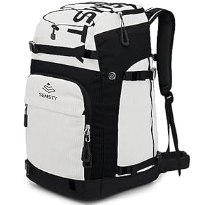 SEMSTY Skischuh-Tasche 55L Ski- und Snowboardstiefel Rucksack
