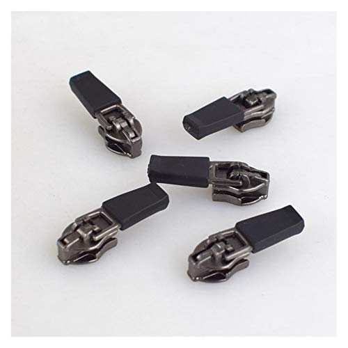 Linyuex 20 unids Anti-Cargando a Prueba de Agua Deslizadores de Cremallera inversa for la instalación inversa for la Chaqueta de la Bolsa de Cremallera de Nylon Invisible. (Color : 20pcs, Size : 5)