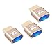 XTVTX 3PCS 4K HDMI-Dummy-Stecker Hochauflösender virtueller Monitor-Display-Emulator, Headless-Display-Adapter der neuen Generation Unterstützt bis zu 3840x2160@60Hz, 1080@120Hz DVI EDID-Emulator