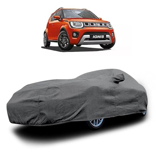Image of Heavy-Duty Car Cover for Compatible with Maruti Ignis (2017 to 2025 All Models) Deluxe Car Protection Cover - Waterproof & UV-Resistant All-Season Exterior Protection