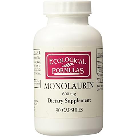 Ecological Formulas Monolaurin 600mg 90 Capsules Cover