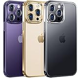 Alphex Official Color Match for iPhone 14 Pro Case, Anti-Fingerprints, 10FT Military Grade Protective, Soft Glossy Bumper Matte Slim Women Men Phone Cover 6.1 inch, Space Black