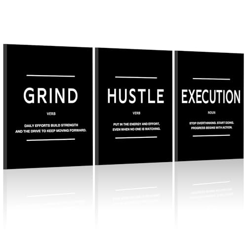 LMGOV Large Motivational Office Wall decor for Men, 16" x24"