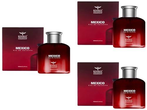 Image of Bombay Shaving Company Perfum For Unisex| Mexico Premium Fragrances For Men 100Ml | Long Lasting Perfume |Pack Of 3