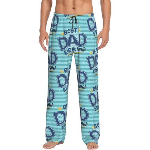 Best Dad Ever Mens Pj Pants,Soft Men Lounge Pants,Mens Pajama Pants Bottoms,Sleep Pants For Men4