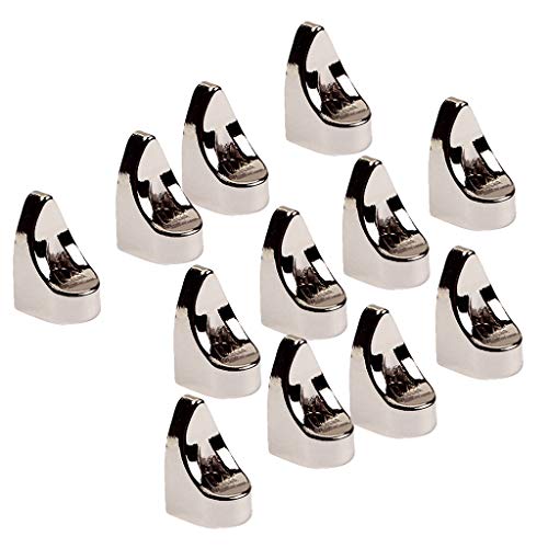 12 Stück Legierung Banjo Klammern Banjo Bracket Schuh L Form Banjo Klammern Cover