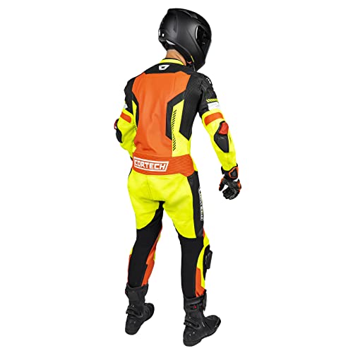 cortech Men's Revo Sport Air 1-Piece Leather Motorcycle Racing Suit