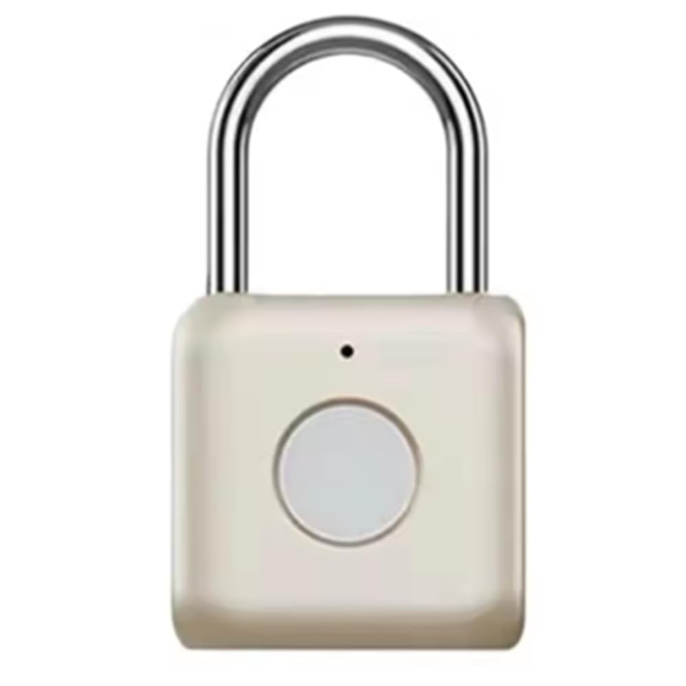 Littimoon Fingerprint Smart Padlock Lock Intelligent Thumbprint Keyless Lock Smart Padlock with USB Charging Support