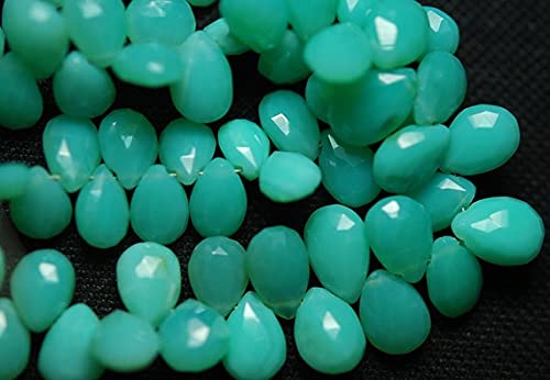 Chrysoprase chalcédoine pour concevoir des colliers sans défaut