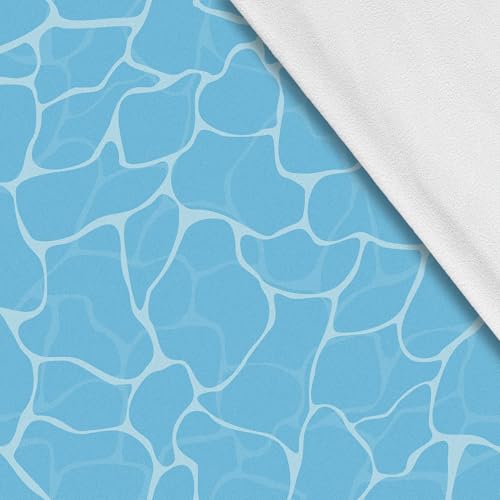 HEKO PANELS Tela softshell por metros, tela impermeable con forro polar, para coser, resistente al viento, para chaqueta, senderismo, deporte, mono agua, azul, 2 metros, 145 x 200 cm