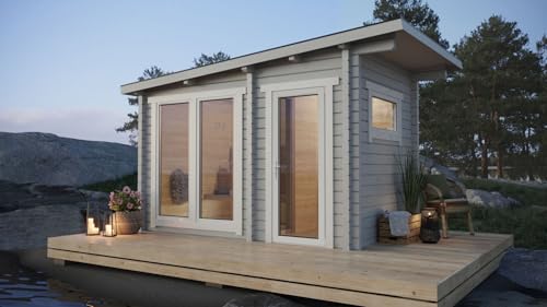 Saunamo Sauna Exterior Nordica, Diseñada y Fabricada en los países nórdicos, 3440x2090 mm