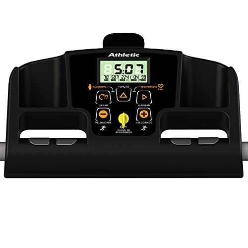 Esteira Elétrica Athletic Runner 14km/h Bivolt Suporta 120kg