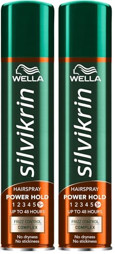 Wella Silvikrin extreme Hold Hairspray, 400ml (Pack of 2)