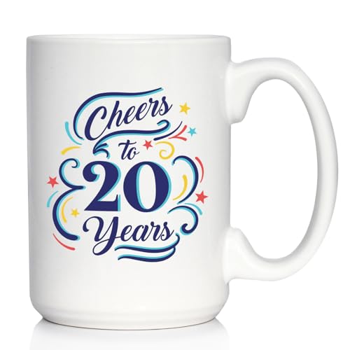 Taza de cerámica blanca de 15 oz Bevvee miniatura 1