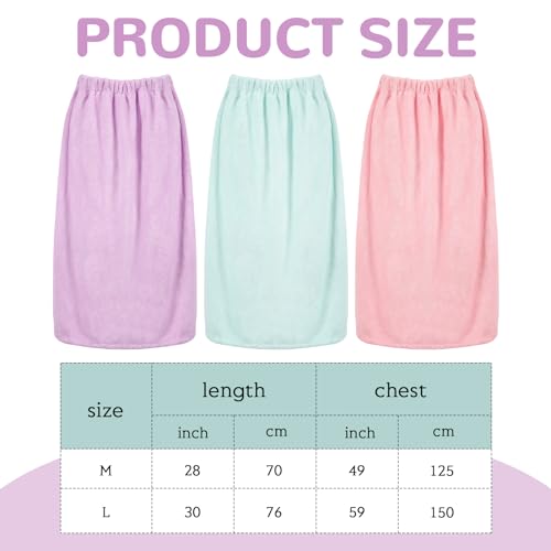 Cuffbow DAN-CUFFBOW-214 3 Pcs Towel Wrap For Women Bath Spa Robe Wrap Towel thumb #1