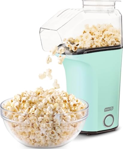 Dash Fresh Pop Popcorn Maker, 16-Cup Hot Air Popper, Aqua