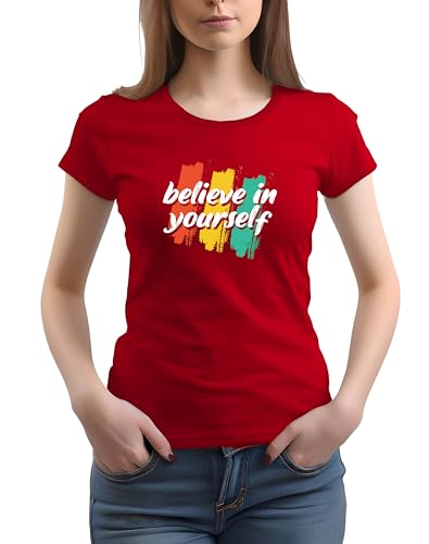 Image of XENOVAURBAN Women's 100% Cotton Printed Regular fit Round Neck T-Shirt WMN-05