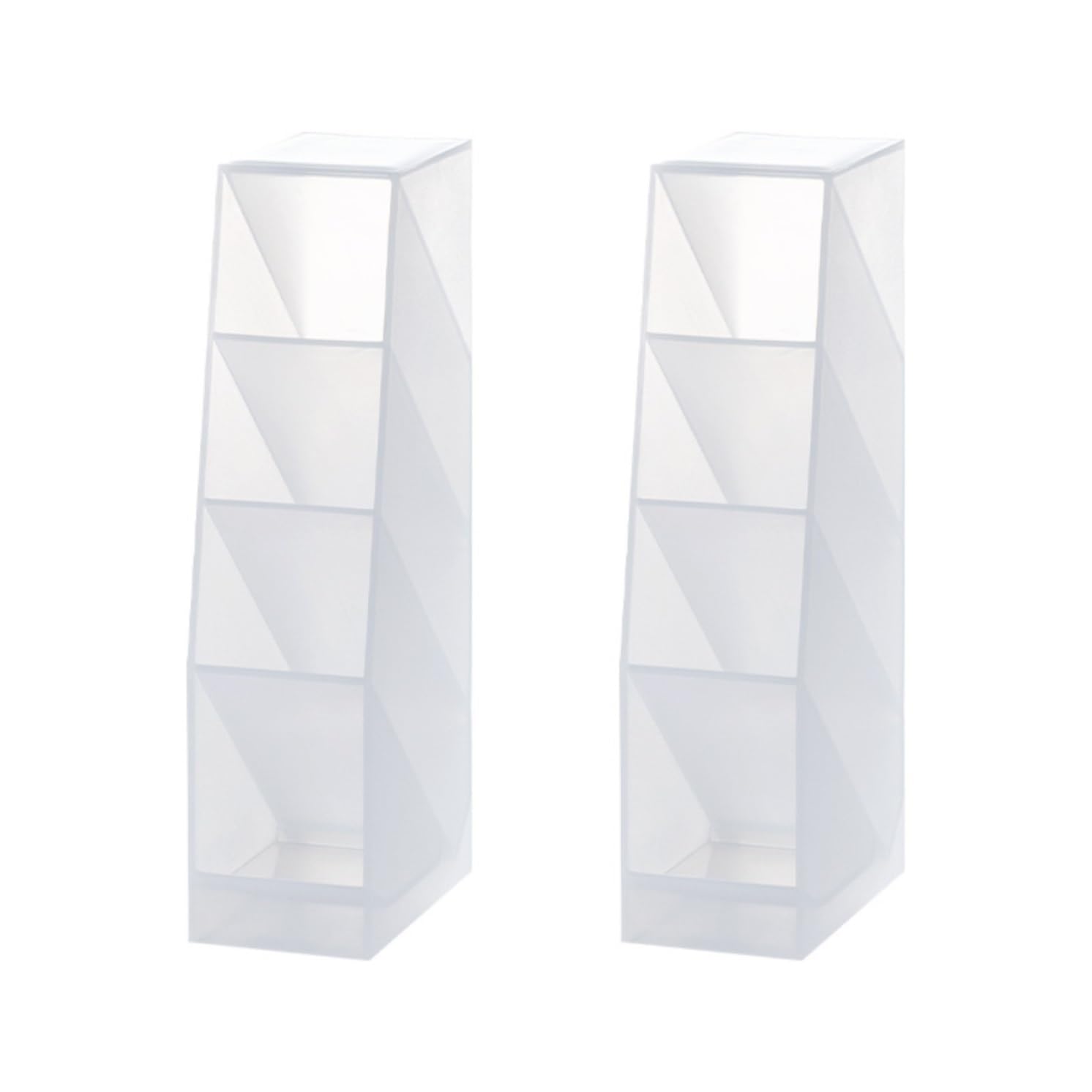 Portalapices Caja De Almacenamiento De Brochas De Maquillaje, Lápiz Labial Inclinado, Espejo, Gabinete, Caja De Lápiz Labial, Caja De Almacenamiento De Cosméticos De Escritorio Portalápices para Bolíg