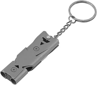 CLISPEED 1 PC Apito De Emergência Apito De Sobrevivência De Alto Decibel Cinza Claro Apito De Viagem Para Caminhadas Tubo Apito De Sobrevivência Apito Salva-Vidas