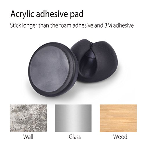 Avantree 15 Pack Long Lasting Cable Clips, Desktop Cord Holder & Hook, Charging Power Cable Drop, Adhesive Wire Organizer & Management System For Tv Pc Laptop Home Office Nightstand Desk - Clip02 #TOP2