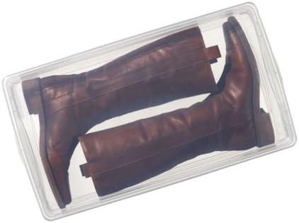 STORE Ladies Clear Plastic Boot Storage Box