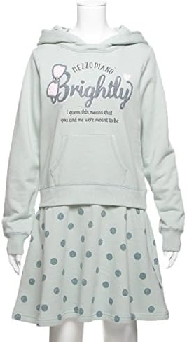 Amazon メゾピアノジュニア Mezzo Piano Junior ドット柄使いドッキングワンピース モデレートg 160 ガールズ 通販