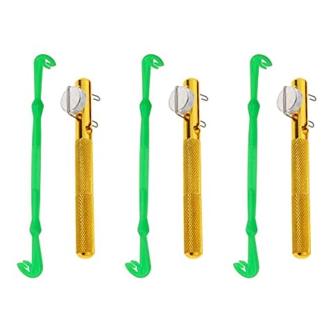 Angelhaken mit grünem Knoten, goldener Haken Cover