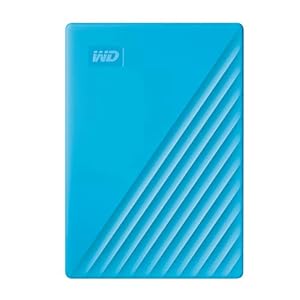 Western Digital WD 4TB My Passport Portable External Hard Drive, USB 3.0 with Automatic Backup, 256Bit AES Hardware Encryption, Software Protection (WDBPKJ0040BBL-WESN) for PC, PS4, Xbox (Blue)