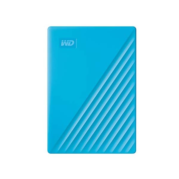 Western Digital WD 4TB My Passport Portable External Hard Drive, USB 3.0 with Automatic Backup, 256Bit AES Hardware Encryption, Software Protection (WDBPKJ0040BBL-WESN) for PC, PS4, Xbox (Blue)